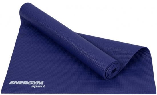 מזרן יוגה PVC בעובי 6 מ''מ מבית Energym - צבע סגול/כחול