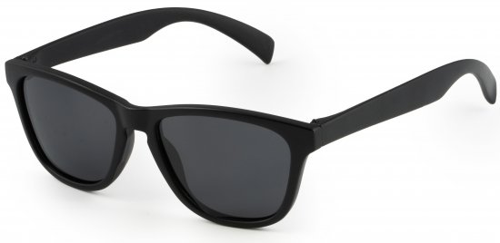 משקפי שמש לילדים בגילאי 6-12 שנים דגם Kids Urban מבית Kiddus - צבע שחור מט