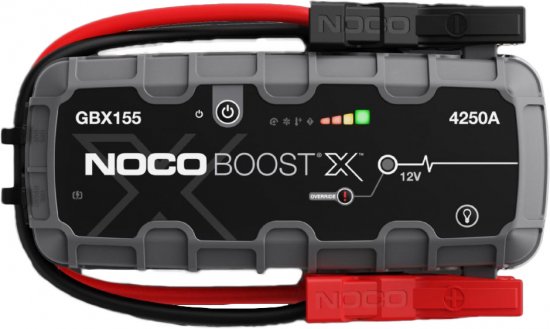 סוללת גיבוי 99Wh 4250A להתנעת הרכב כולל פנס NOCO GBX75