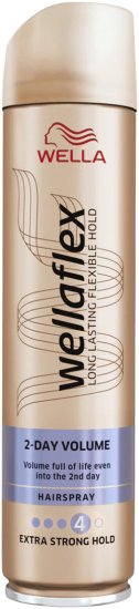 ספריי לעיצוב השיער המעניק נפח ליומיים Wellaflex חזקה במיוחד - נפח 250 מ''ל
