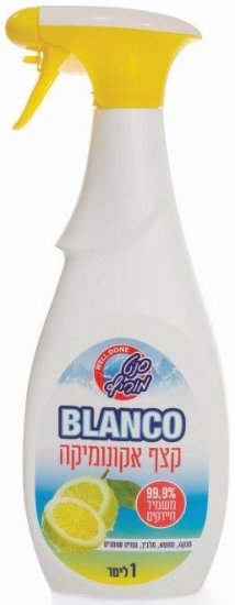 ספריי קצף אקונומיקה מרוכז BLANCO סנט מוריץ בניחוח לימון - נפח 1 ליטר