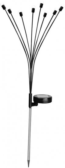 דוקרן סולארי 8 פרחים Eco Euro Park 0.32W - צבע אור צהוב