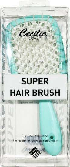 מברשת שיער להתרת קשרים Cecilia - צבע טורקיז
