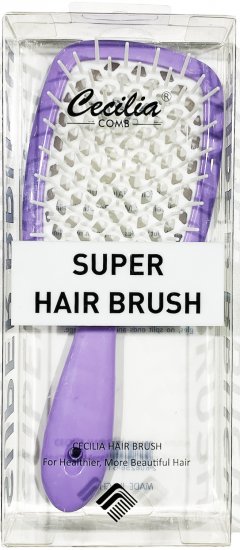 מברשת שיער להתרת קשרים Cecilia - צבע סגול