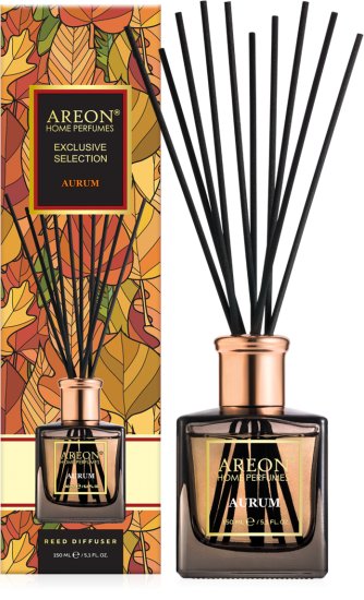 מפיץ ריח דגם Home Perfume Exclusive בניחוח Aurum מבית areon - נפח 150 מ''ל
