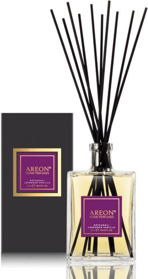 מפיץ ריח דגם Home Perfume Premium בניחוח Patchouli Lavender Vanilla מבית areon - נפח 2.5 ליטר