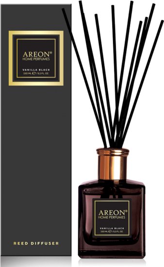 מפיץ ריח דגם Home Perfume Premium בניחוח Vanilla Black מבית areon - נפח 150 מ''ל
