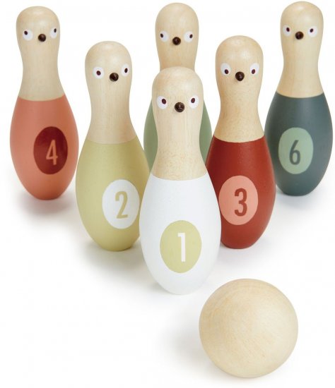 סט באולינג יונים מעץ מבית Tender Leaf