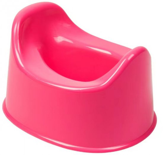 סיר לילה מפלסטיק מבית Yamayo - צבע ורוד