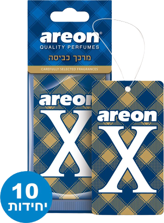 עץ ריח דגם areon X בניחוח Silver Linen מבית areon - מכיל 10 יחידות