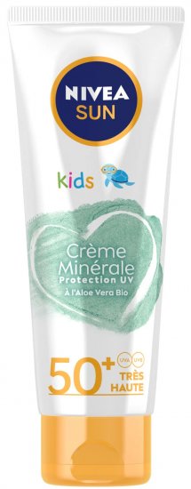 קרם הגנה לפנים לילדים +Nivea SPF50 - נפח 50 מ''ל