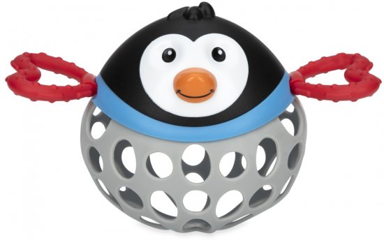 רעשן חיות משעשע מבית Nuby - צבע אפור