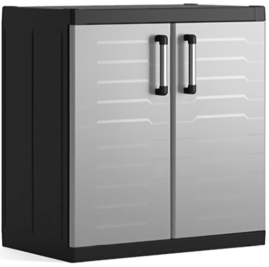 ארון שירות רב תכליתי דגם Detroit XL נמוך מבית כתר - צבע אפור