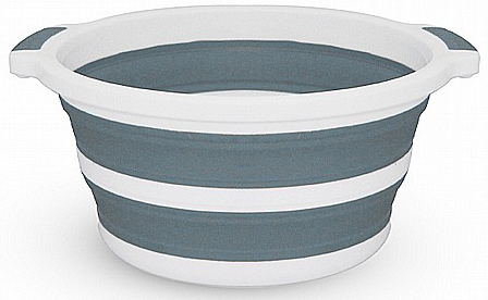 גיגית עגולה מתכווצת 10 ליטר Bpatent - אפור