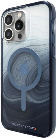 כיסוי ל-iPhone 14 Pro דגם Gear4 Milan Snap מבית ZAGG - צבע כחול ולבן