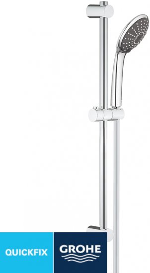 מוט רחצה עם מזלף 2 מצבי זרימה דגם Vitalio Joy 110 Duo מבית GROHE - צבע כרום