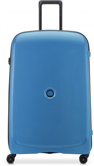 מזוודה קשיחה בגודל 32 אינץ' דגם Belmont Plus מבית Delsey Paris - צבע Zinc Blue