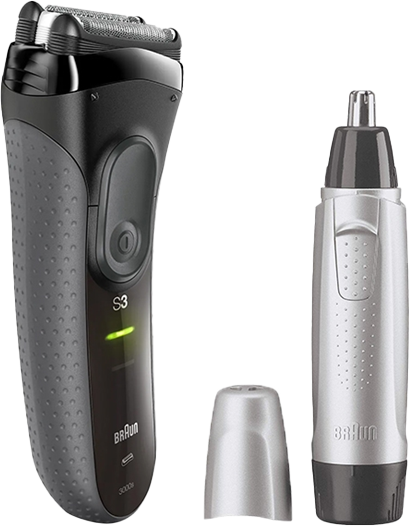 מכונת גילוח וקיצוץ שיער אף ואוזן / נטענת Braun Series 3 ProSkin 3000VS