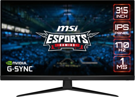מסך מחשב גיימינג MSI G321Q WQHD IPS 31.5'' G-Sync FreeSync