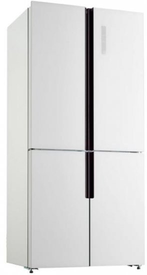 מקרר 4 דלתות מקפיא תחתון 482 ליטר Germaine No-Frost KDCD492WE - זכוכית לבנה