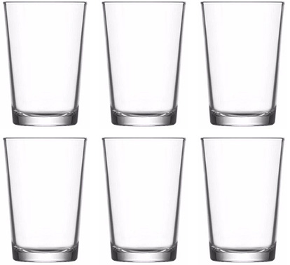 סט 6 כוסות שתייה סדרת Lara נפח 205 מ''ל LAV