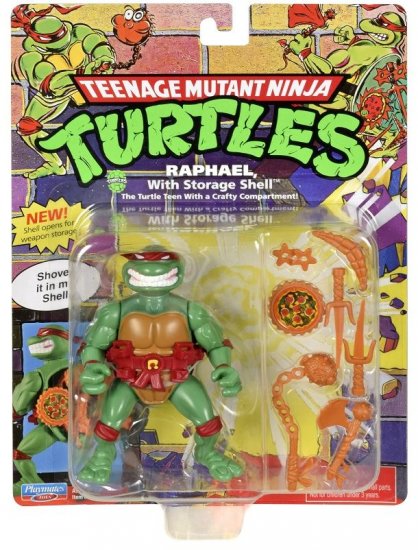 צבי הנינג'ה קלאסי דמות 10 ס''מ מבית Playmates TMNT - רפאל