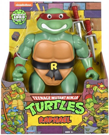 צבי הנינג'ה קלאסי דמות ענקית מבית Playmates TMNT - רפאל