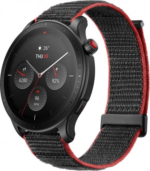 שעון ספורט חכם Amazfit GTR 4 - צבע Racetrack Grey