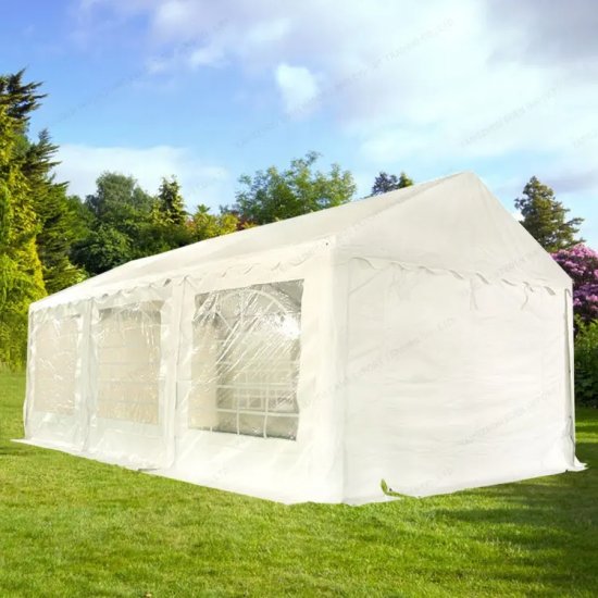 אוהל 4X6 לאירועים פרמיום מחוזק PVC מבית Playa - צבע לבן