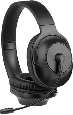 אוזניות קשת On-Ear חוטיות עם מיקרופון Wesdar WH35 -צבע שחור