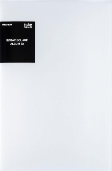 אלבום 72 כיסים לתמונות ממצלמות Fujifilm instax Square - צבע לבן