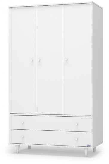 ארון 3 דלתות דגם סאני מבית Segal - צבע לבן