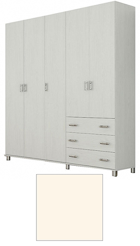 ארון 5 דלתות דגם Nofar מבית In Style - גוון שמנת