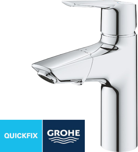 ברז נשלף לכיור עם ידית GROHE דגם  Start - צבע כרום