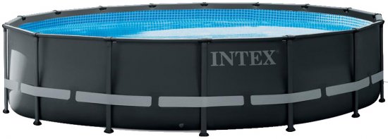 בריכת צינורות אולטרה XTR עגולה 488X122 ס''מ + סולם + כיסוי עליון + יריעה תחתית + משאבת חול 1500 גלון Intex 26326