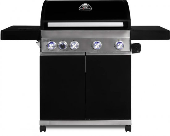 גריל גז 4 מבערים משולב עם פחמים + כירת צד Grillstream GS - Classic 4B 58