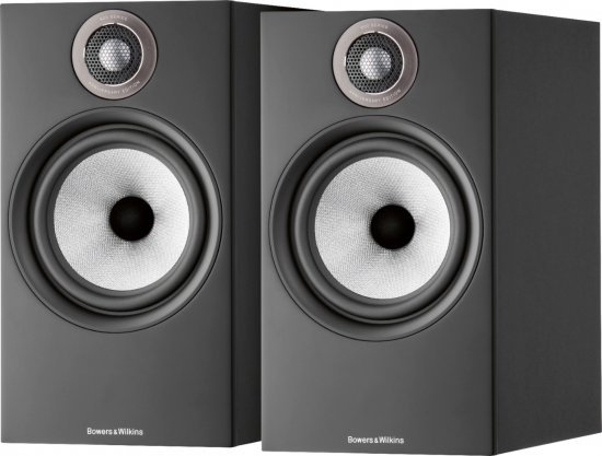 זוג רמקולים מדפיים Bowers & Wilkins 606 S2 - מהדורת Anniversary S2 - צבע שחור