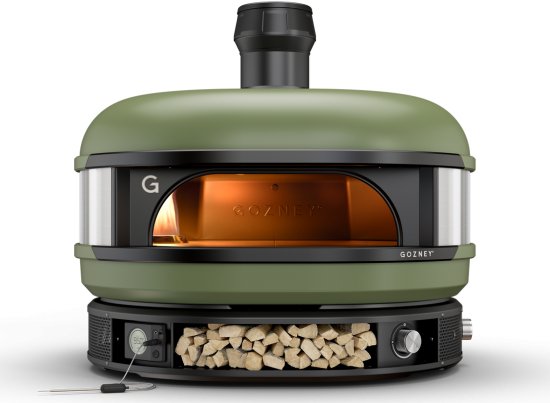 טאבון גז מקצועי לשימוש ביתי 55x68x79 ס''מ Gozney Dome מבית 450c - צבע ירוק זית