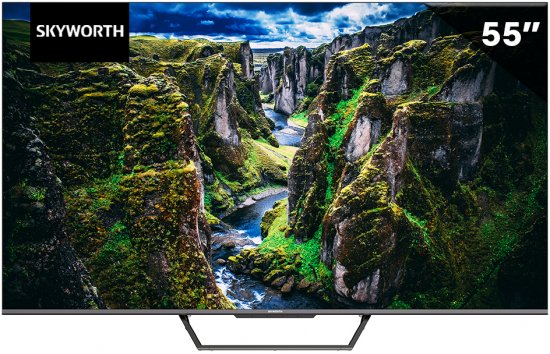 טלוויזיה חכמה Skyworth 55'' QLED 4K HDR 10+ Smart TV 55SUE9500