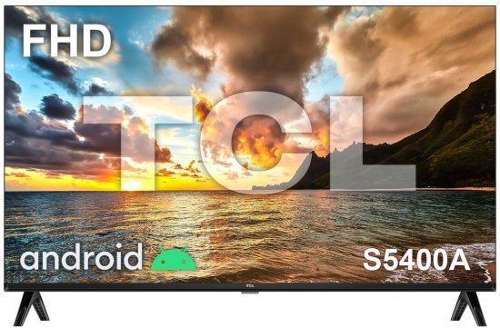 טלוויזיה חכמה ללא מסגרת TCL 32 Inch FHD LED Smart TV With Netflix Android 11 32S5400A