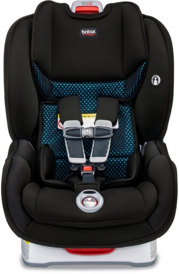 כסא בטיחות עם בד מנדף זיעה Britax Marathon ClickTight Cool Flow - צבע שחור/כחול