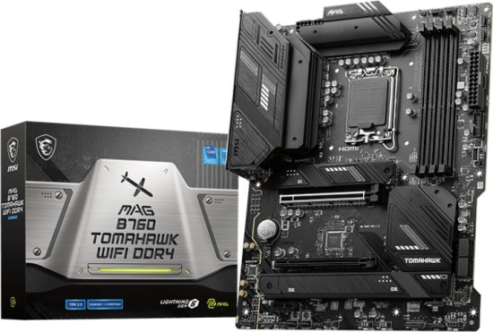 לוח אם MSI MAG B760 TOMAHAWK WIFI DDR4 LGA1700 Intel B760