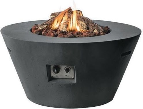 מדורת גן קונוס 96x96x46 ס''מ Happy Cocooning - צבע שחור