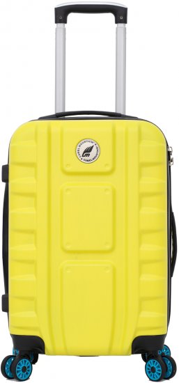 מזוודה קשיחה בגודל 28 אינץ' דגם Cross Over מבית Camel Mountain - צבע צהוב