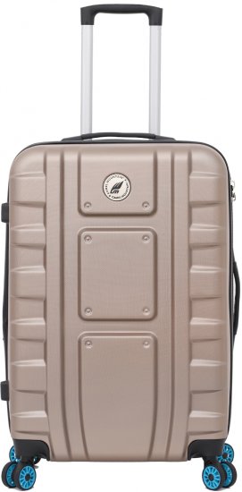 מזוודה קשיחה בגודל 28 אינץ' דגם Cross Over מבית Camel Mountain - צבע שמפניה