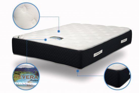 מזרן זוגי King Revera Pocket בגודל 140X200 ס''מ