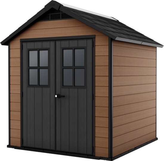 מחסן גינה 757 ניוטון - תוצרת כתר צבע חום