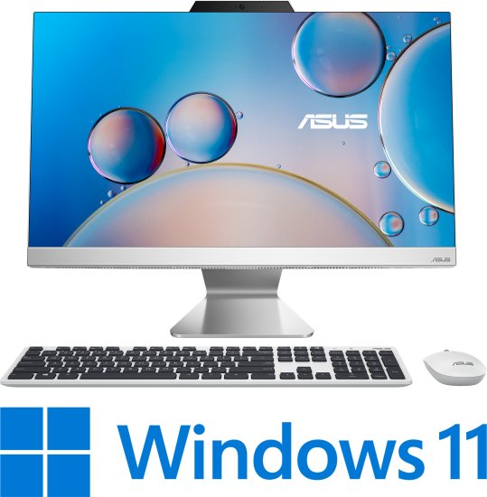 מחשב All-in-One ללא מסך מגע Asus AiO A3402WBAK-WA090W - צבע לבן