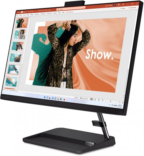 מחשב All-in-One ללא מסך מגע Lenovo IdeaCentre AIO 3-24IAP7 F0GH013YIV - צבע שחור