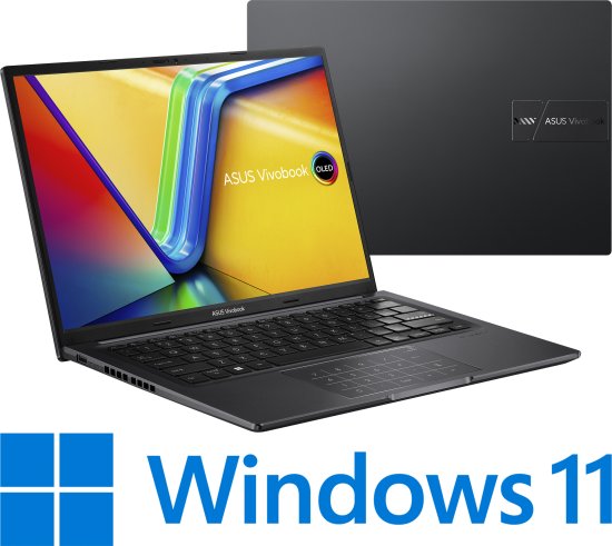 מחשב נייד Asus Vivobook 14 OLED X1405VA-KM076W - צבע Indie Black